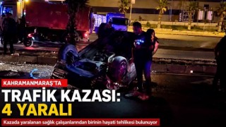 Kazaya Müdahale Eden Sağlık Çalışanlarına Otomobil Çarptı: 4 Yaralı