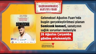 Semicenk Konseri, Sanatçının Sağlık Sorunları Nedeniyle 26 Ağustos’a Ertelendi!