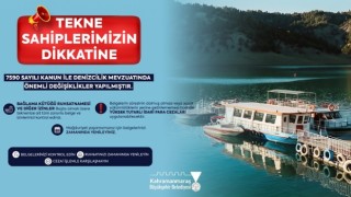 Tekne Sahiplerine Büyükşehir’den Kritik Uyarı; Belgelerinizi Kontrol Edin!