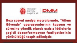 Dezenformasyonla Mücadele Merkezinden Açıklama